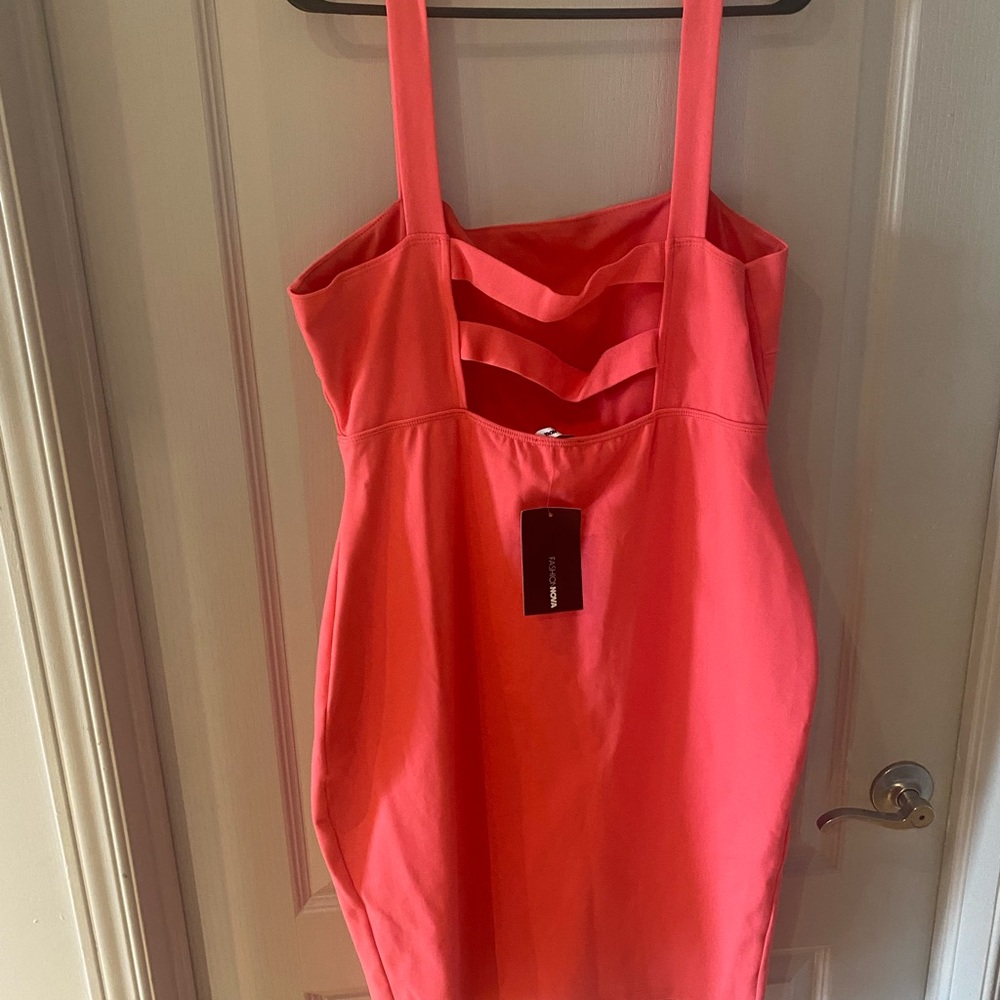 Fashion Nova Coral Dress